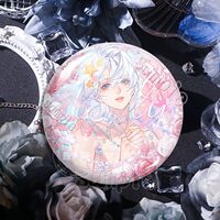 人鱼陷落白蔼星兰波白楚年高颜值吧唧胸针徽章谷子挂饰马口铁镭射