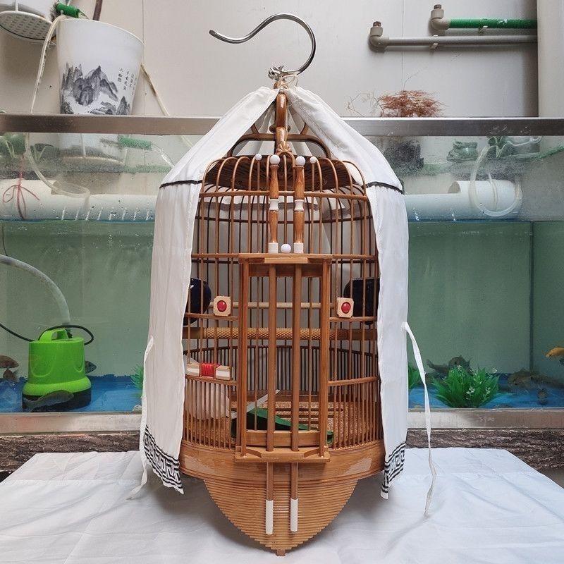 鸟笼清远竹制画眉高档手工广西笼