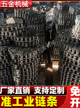 工业传动链条06B/08B/12A/16A/20A/24A/28A/32A/单排双排三排链条