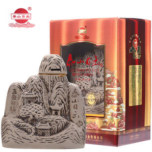 整箱浓香型泰山日出酒泰山形状山东特产泰山特产粮食酒