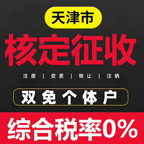 天津个体户核定征收双免公司返税园区税务咨询财务咨询地址挂靠