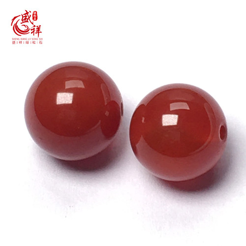 天然南红玛瑙散珠圆珠子佛珠手串隔珠diy配件金刚星月菩提配饰