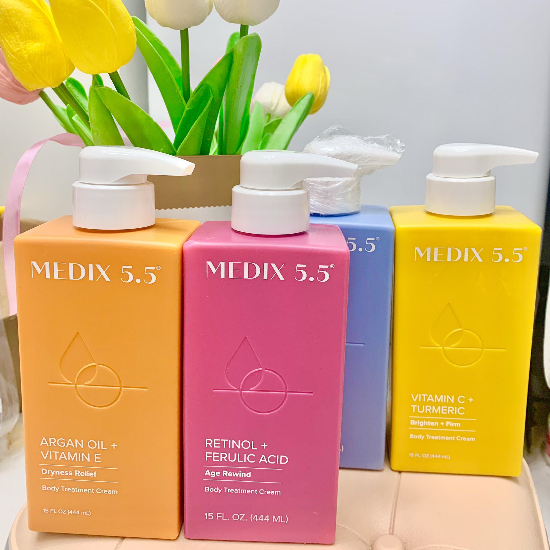 美国Medix 5.5摩洛哥坚果油+维生素E滋润留香身体乳保湿乳444ml