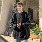 春季 新款 2025 港风外景大码 肌理感圆领卫衣M HW25018 P35