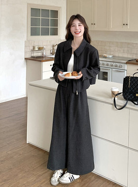 【现货数据款】爆款高颜值套装外套 阔腿裤2C277-7707-P175-K238