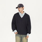 HW3587 特P75 无影墙 潮流百搭假两件长袖 卫衣 无差价新款 时尚