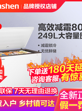 Ronshen/容声 BD/BC-249ZMSMA单温节能冰箱冰柜冷柜以旧换新补贴