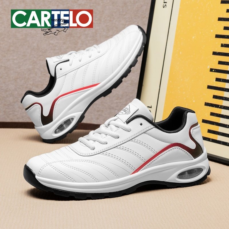 卡帝乐鳄鱼男鞋旅游鞋新款气垫鞋