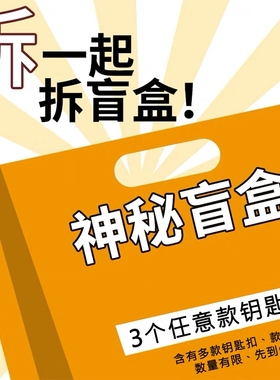 NICE2CU福袋/盲盒 毛绒公仔挂件卡通包包挂饰钥匙扣【随机发货】