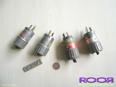 美国 荷宝 HUBBELL KILLARK 原装 发烧级 重型 铝合金 电源插头