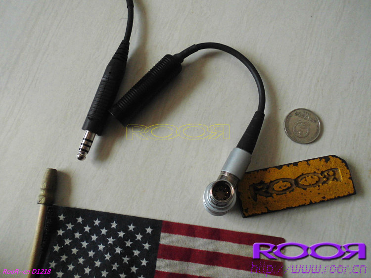 美国 博士BOSE A20飞行耳机4节 U-93A/U直升机接头 fisher 8-pin