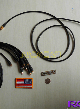 美国 USA 原装 L~Com BNC 转 RCA 同轴 镀金线 1.85米 RG59A/U