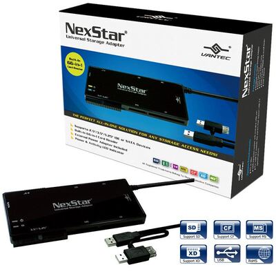 美国 NexStar CB-ISATACR SATA/IDE to USB 多功能读卡器+转Sata