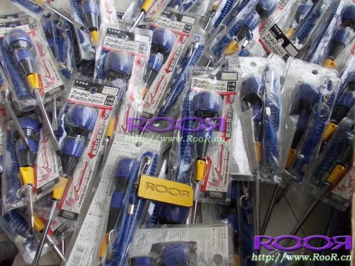 日本 原产 威威 VESSEL 中号 高硬度 一字螺丝批刀 改锥 起子防掉