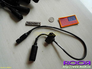 美国 10pin 针 对讲机转换接头线 10 Pin MARITIME PTT 转坦克头