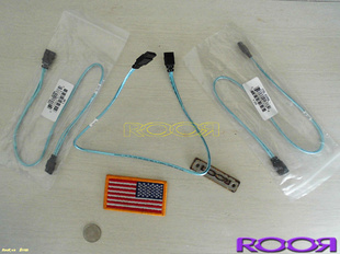 美国 Amphenol 安费诺 SATA 3.0 镀银数据线 硬盘连接线 直头