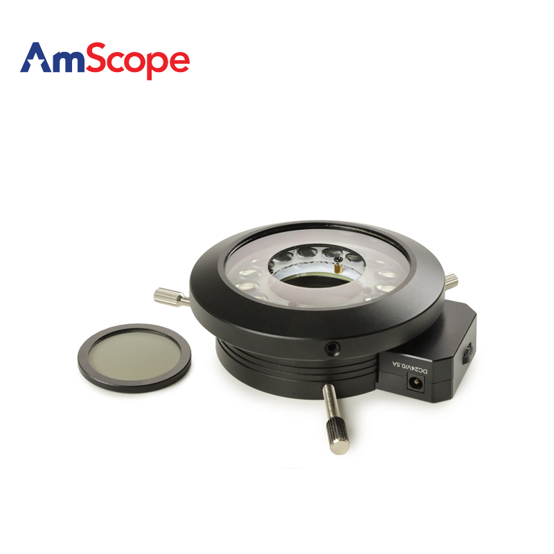 AmScope 4.5W两极分化16 LED环灯