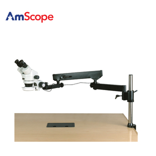 90X双目变焦体视显微镜工业显微镜 144 3.5X AmScope LED