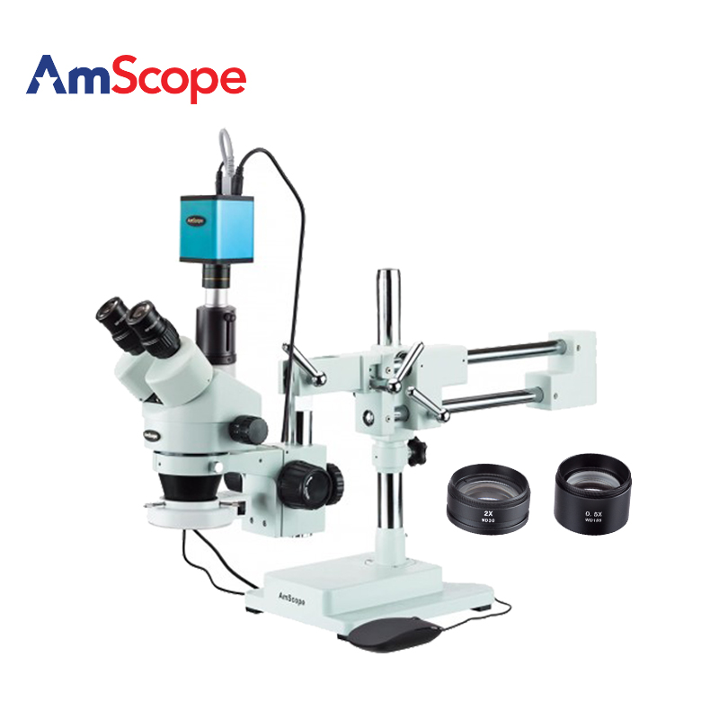 amscope三目体视显微镜
