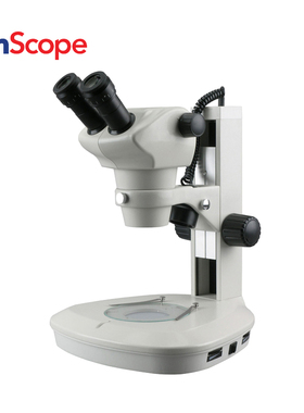 AmScope 8X-50X轨道支架立体变焦双目体视显微镜LED工业显微镜
