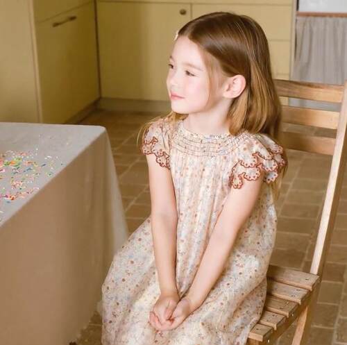 女童连衣裙2026新款夏装宝宝薄款碎花夏季裙子儿童超萌可爱吊带裙