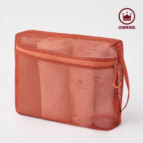 旅行网纱化妆包便携透视旅行护肤品洗漱包大容量大中小三件收纳包