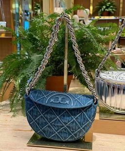 美国代购TB女包TORY BURCH FLEMING SOFT菱格星月包146297/143575