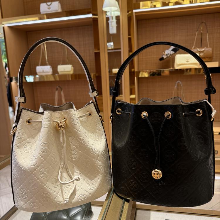 TORYBURCH水桶包压花中号164027