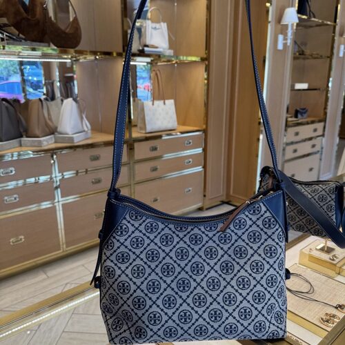 TORYBURCHMESSENGER老花HOBO包