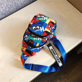 儿童斜挎包男童韩版 休闲胸包小学生旅行小背包包潮小男孩子单肩包