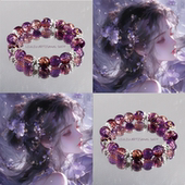 10mm洒金龙纹玻璃圆珠碎花琉璃珠爆珠散珠手工diy串珠饰品配件