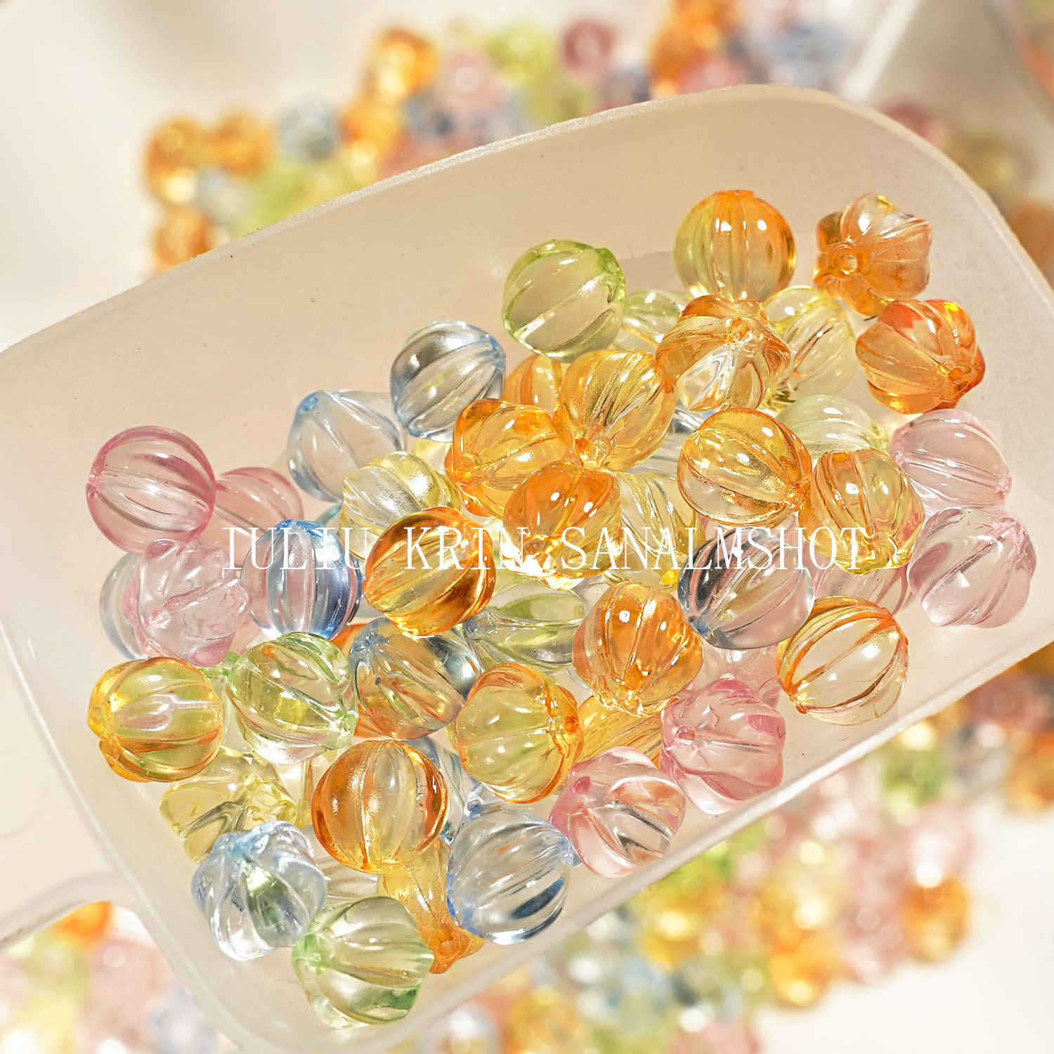 冰透多彩西瓜球直孔珠爆闪材料diy南瓜扭扭珠子配件手机链配件,饰品/流行首饰/时尚饰品新,其他DIY饰品配件,淘宝优惠券,粉丝福利购,淘宝优惠卷