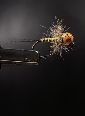 Y174北京路亚飞蝇钩钨头jig沉水湿蝇飞钓鳟鱼饵套装昆虫仿生饵