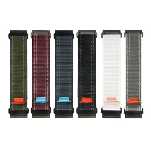 适用 Garmin佳明fenix8/6/5/7X6Xpro/965/935/尼龙回环快拆表带手表带Enduro2 /EpixPro易耐时替换腕表带mk23