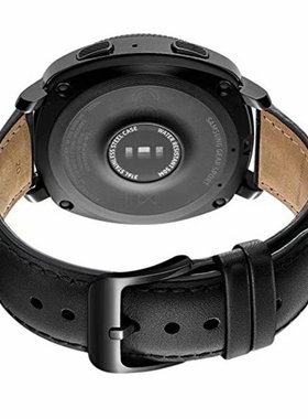 三星Galaxy Watch Active/2/3代40/41/4445mm智能手表带Watch42/46mm真皮表带 Galaxy Watch4/5/5pro皮革表带