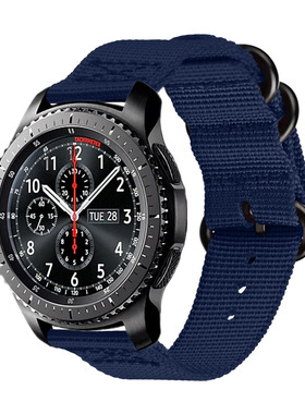 华为watch1代手表带 荣耀s1表带华为B5尼龙手表带 诺基亚Withings Steel HR36/40表带 20/22/18mm表带联想 c2