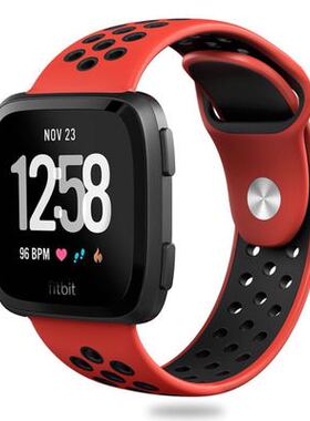 Fitbit Versa1代/Versa2代智能手表带腕带 versa1/2代运动硅胶表带透气男女款时尚潮