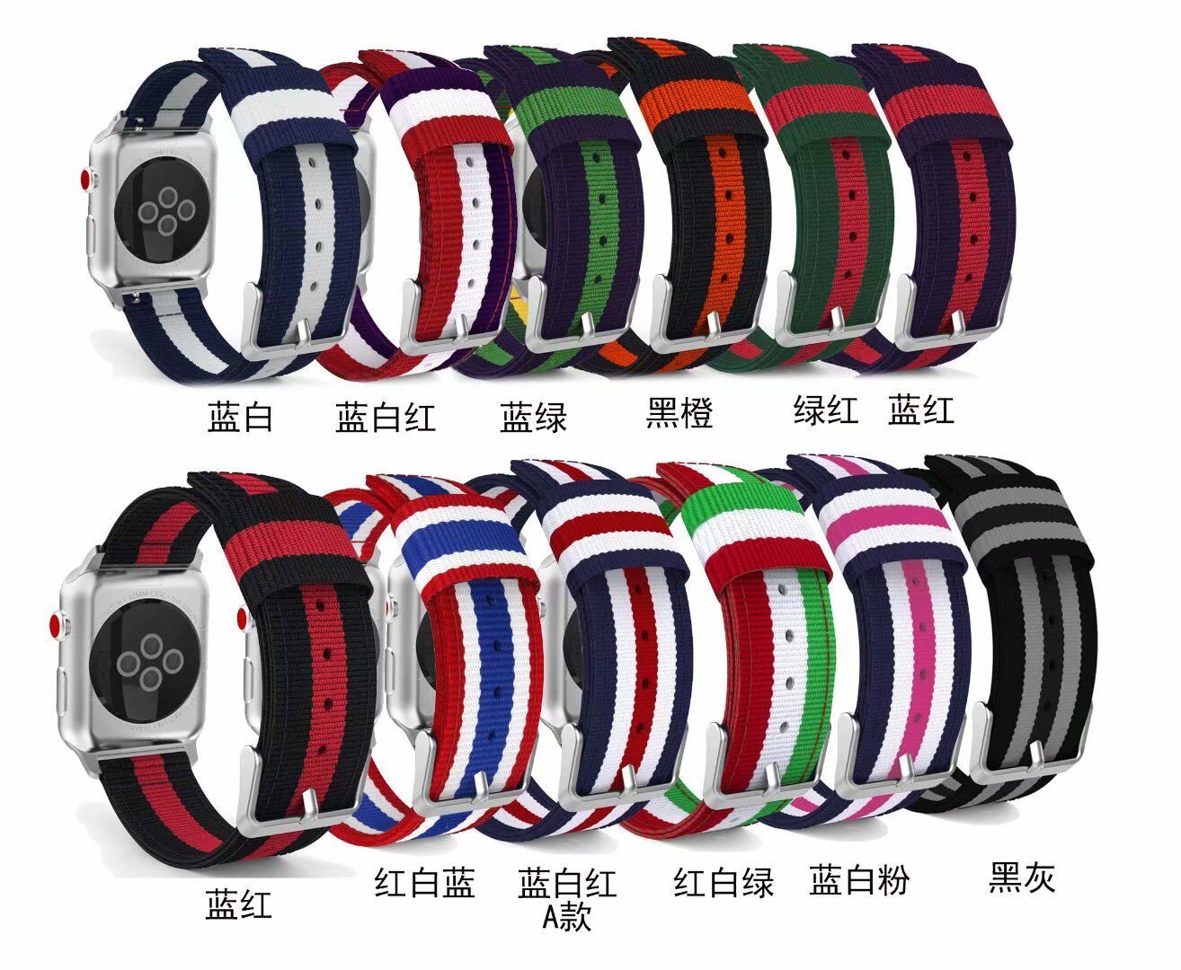 三星Galaxy Watch46mm/sportS3手表带Ticwatch1代/pro华米1/2尼龙