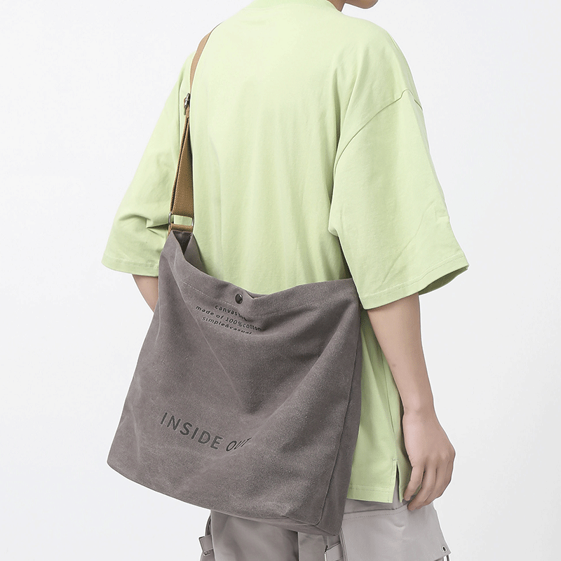 大容量帆布中性包日系文艺复古单肩背包男学生上课补习包斜挎包女,箱包皮具/热销女包/男包,通用款女包,淘宝优惠券,粉丝福利购,淘宝优惠卷