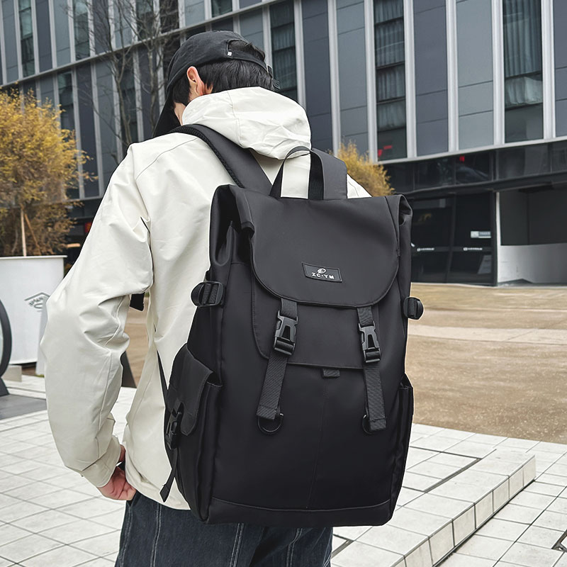 书包男初中高中大学生大容量运动工装风背包女潮牌休闲旅游双肩包