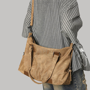 高级感大容量旅行包女时尚外出手提斜挎包短途收纳行李袋健身包男