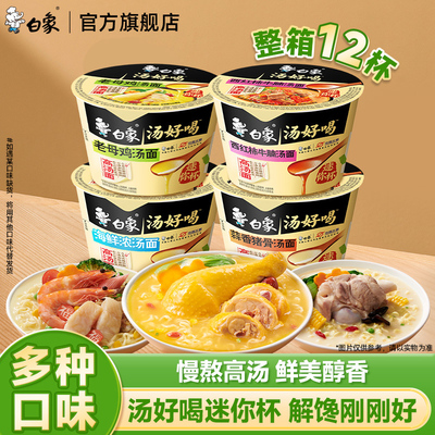 白象汤好喝经典口味迷你便携杯面