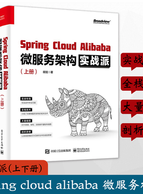 SpringCloudAlibaba微服务架构实战派上下册 胡弦 著微服务架构全栈技术 SpringCloud框架开发
