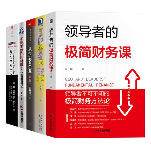 肖星的财务思维课+手把手教你读财报+从报表看企业+债务危机+领导者的极简财务课（五册） 肖星 著