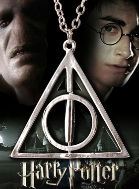 内圆可旋转动周边同款三角项链