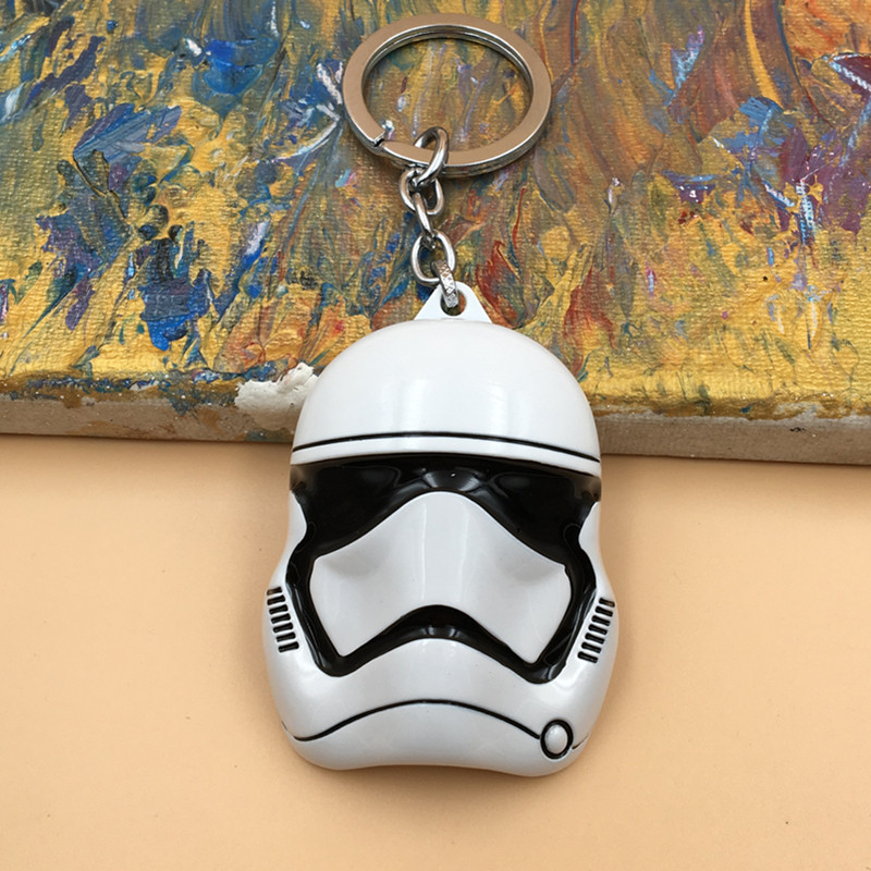 星球大战starwars原力觉醒帝国冲锋队第一秩序白兵头盔钥匙扣挂件