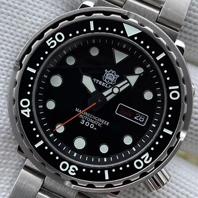 罐头双历STEELDIVE/钢潜潜水机械