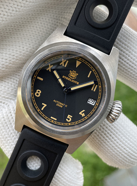 定制复古夜光防水全自动机械表福音草电子防护佐餐鲯