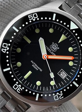 定制316L复刻元祖日历不锈钢精钢潜水防水手表男水鬼机械C3夜光