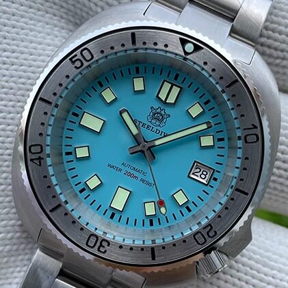 新款夜光STEELDIVE/钢潜潜水机械